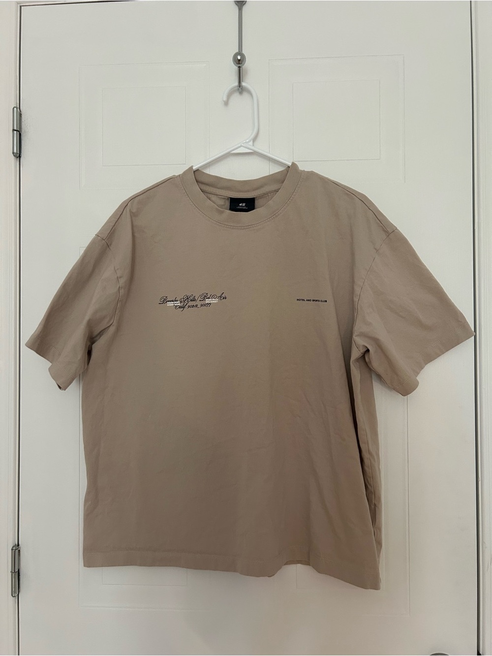 H&M Tan Short-Sleeve Graphic Tee - Men’s Size L